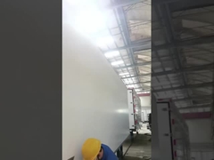 Remolque de camión refrigerado de 45 pies GRP para carga fresca y congelada